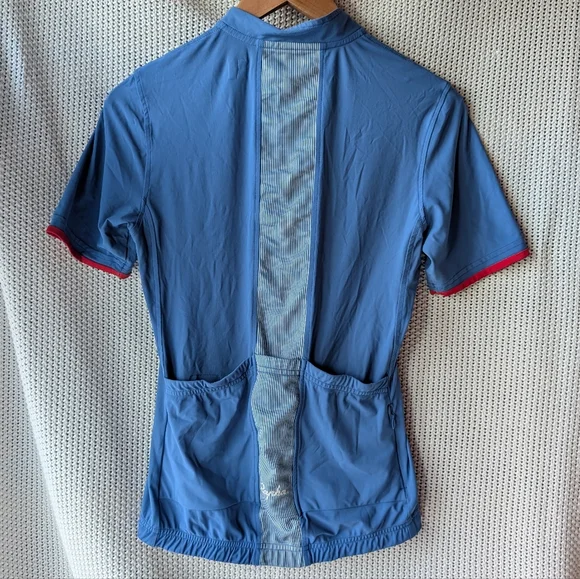 Rapha Souplesse Full Zip Cycling Jersey Royal Blue Women's Medium (Fitted) - Picture 2 of 9